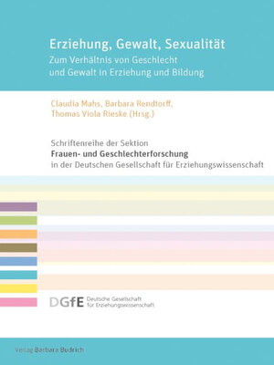 cover image of Erziehung, Gewalt, Sexualität